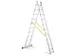 Multifunctionele Reformladder Aluminium L 2.98-4 94m 2x10treden