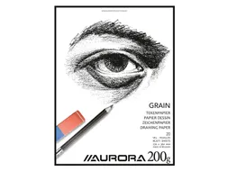 Tekenblok Aurora 27x36cm 20 vel 200 gram Grain papier