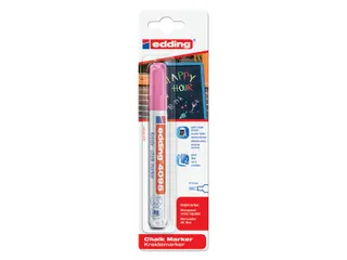 Krijtstift edding 4095 rond neon roze 2-3mm blister - 1