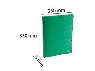 Klasseerdoos Scotten rug 25mm A4 groen - 6