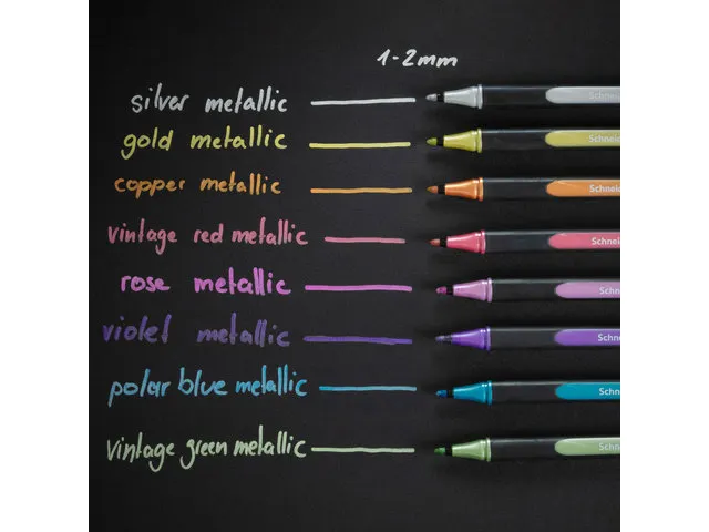 Metallic liner Schneider Paint-It 020 1-2mm 100st. SIS-display Engels