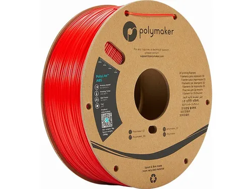 Polymaker PolyLite ABS filament 1,75 mm Rood 1kg