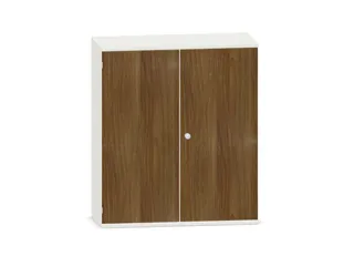 kantoorkast,HxBxD 1150x1000x430mm,decor romp wit,decor front noten - 1