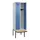 locker met bank,HxBxD 2120x600x815mm,2vak,vak B 300mm,cilinderslot
