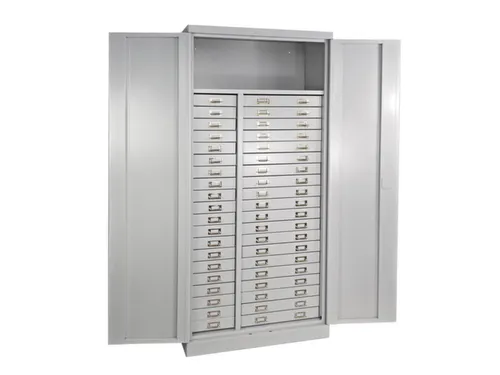 ladekast HxBxD 1790x800x410mm 40laden cilinderslot RAL7035