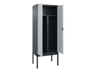 PBM-locker,HxBxD 2120x800x500mm,2vak,vak B 400mm,draaigrendel - 2