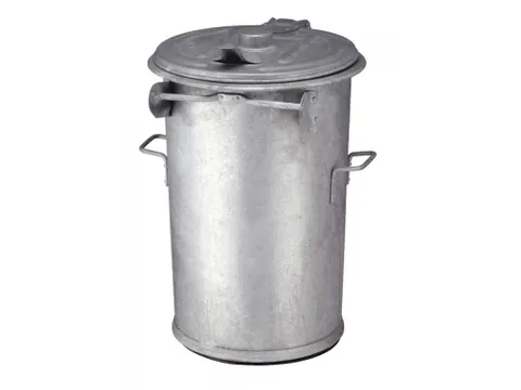 Staalverzinkte Afvalbak 110 Liter