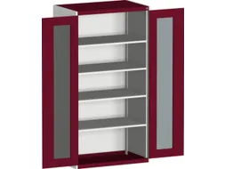 systeemkast,HxBxD 2000x1050x650mm,4xStalen bodem,5-punts sluitsysteem