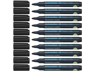 Viltstift Schneider Maxx 130 Rond Zwart 1-3mm - 5