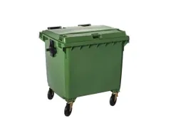 Contivia 4,vuilnisbak 4wielen 1100 L groen