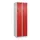 dubbeldekse locker,HxBxD 1850x600x500mm,2x2vak.,vak B 300mm