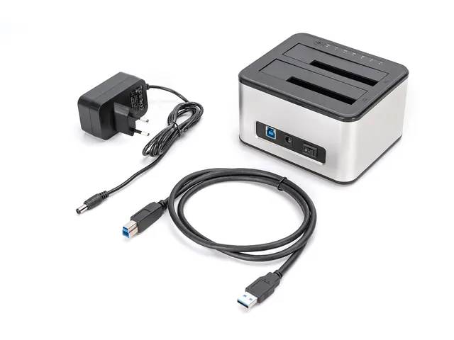 Station d'accueil Digitus USB 3.0 double SATA pour disques durs 2,5 in