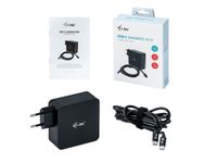 i-tec USB-C / A CHARGER 60W/12W voedingsadapter