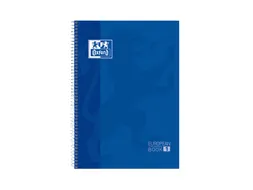 Notitieboek Oxford Classic Europeanbook A4+ 4-gaats lijn 80vel blauw