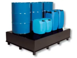 Opvangbak Hdpe 1870x1270x255mm V. 5x220l M. Poten Pe Plaat