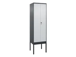 locker voor scheiding van kleding,HxBxD 2120x600x500mm,2vak