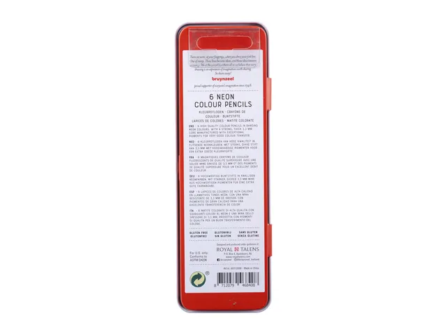Kleurpotlood Bruynzeel Expression 6 stuks neon kleuren