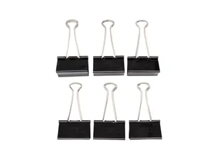 Papierklem MAUL 215 foldback 51mm capaciteit 25mm zwart - 4