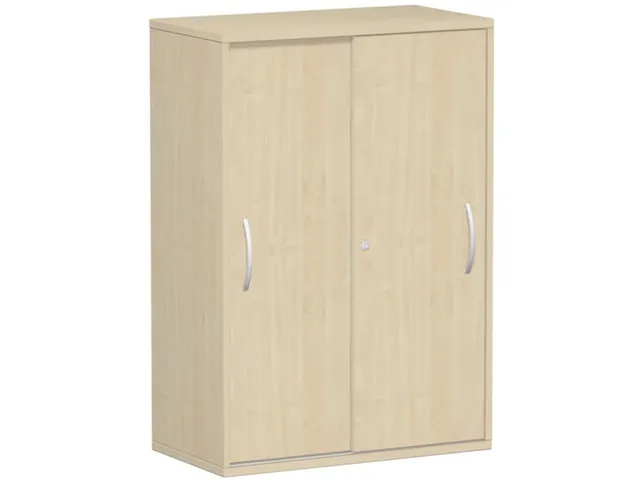 kantoor-schuifdeurkast HxBxD 1182x800x425mm hout esdoorn 2 OH