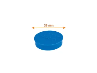 Magneet Nobo 38mm blauw 4 stuks - 5