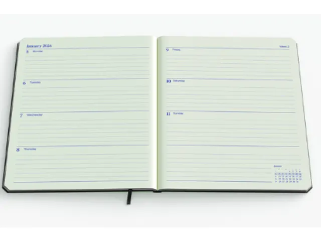 Agenda 2027 de KEMPEN Weekly Planner Large 7dagen/2pagina's assorti