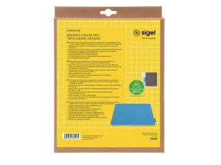 Muismat EYE STYLE l.grijs- blauw 250x200x7mm - 6