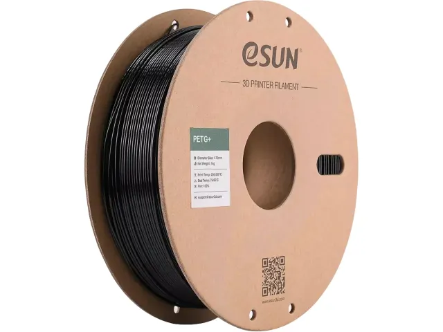 PETG+ 1,75mm BLACK 1KG PAPER ROLL