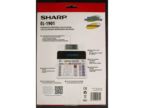 Calculator Sharp EL1901 wit desk 12 digit
