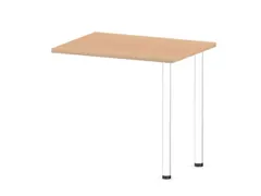 aanbouwtafel,i.h.v.,HxBxD 720-840x800x600mm,NE-esdoorn