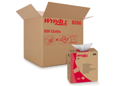 WypAll 8266 doek X60 Hydroknit 1-laags blauw 1260 Stuks