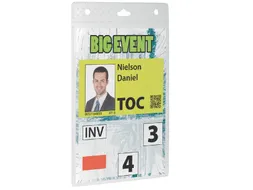 Badge Durable voor evenementen A6 zonder koord