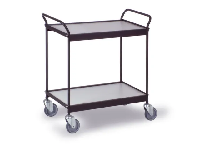 Universele Wagen 150kg Laadvl. Lxb 785x420mm 2 Etages Diepzwart