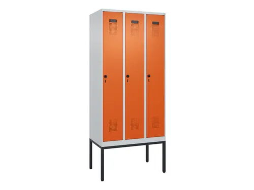 locker voor scheiding van kleding,HxBxD 2120x900x500mm,3vak