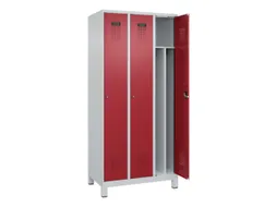 locker voor scheiding van kleding,HxBxD 1950x900x500mm,3vak