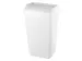 OUTLET Afvalbak Kunststof Wit 23 Liter Half Open
