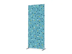 Scheidingswand Textiel Deco 100x200cm Dots Blauw