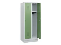 schoollocker,HxBxD 1630x600x500mm,2vak,vak B 300mm,cil.-slot,sokkel