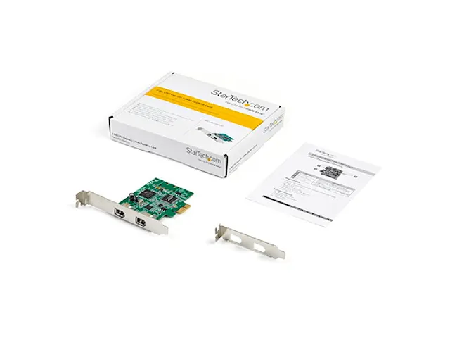 2-poorts PCI Express FireWire kaart - PCIe FireWire 1394a adapter