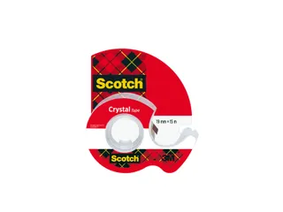 Plakband Scotch 600 19Mmx15M Crystal Clear + Handafroller - 4