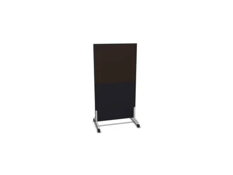 cloison de séparation Hxl 1545x800mm CC-noir BN2036-marron