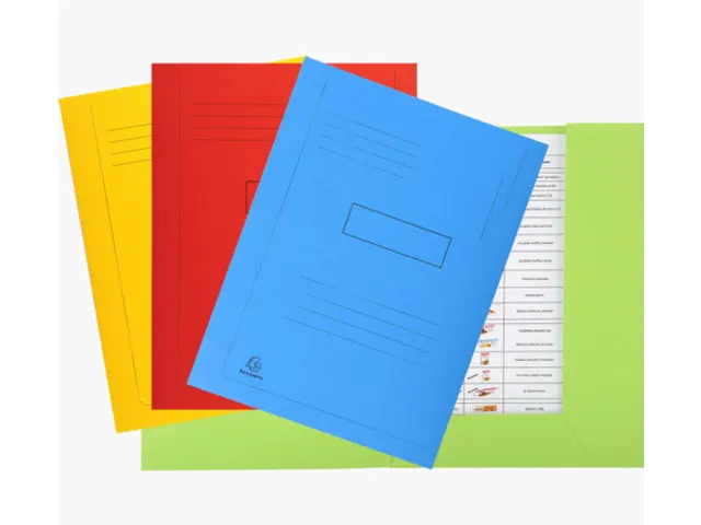 Dossiermap Exacompta Forever A4 2 kleppen 290gr assorti