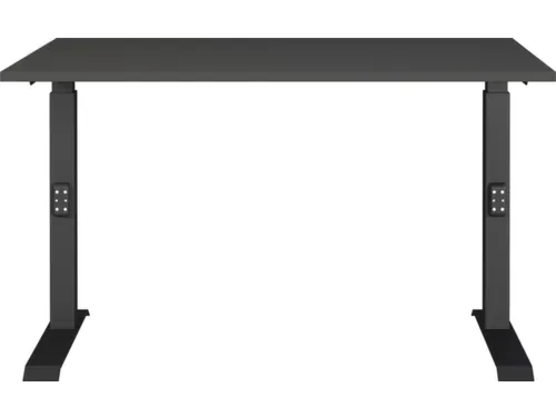 In hoogte verstelbaar bureau,HxBxD 680-910x1200x800mm,blad grafiet
