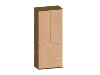 kantoorkast,HxBxD 1920x800x430mm,decor romp noten,decor front beuken - 1