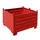 Systeem-Stapelcontainer Rood 850x1200x1200mm 1000kg Inhoud 1m³