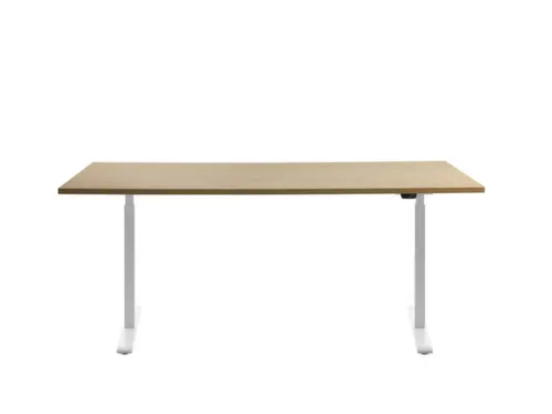 Elektrisch ihv bureau,HxBxD 700-1200x1800x800mm,blad esdoorn