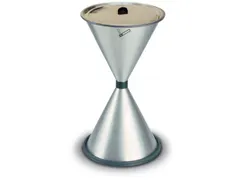 Zandasbak Staalplaat Draaimechaniek Aluminium Nieuw Zilver