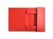Elastomap 3klep A4 P P 0,5mm Opak Rood