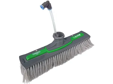 Unger nLITE Power Borstel Basis ongespleten grijs 28 cm met adapter