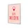 Kliklijst A1 complete set met print "Hier melden" Rood