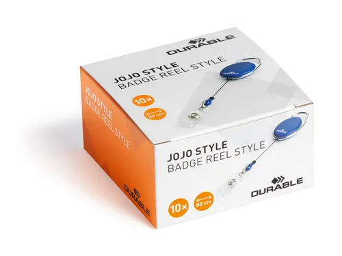 Durable 8324 Afrolmechanisme Style met drukknopsluiting Blauw 80cm